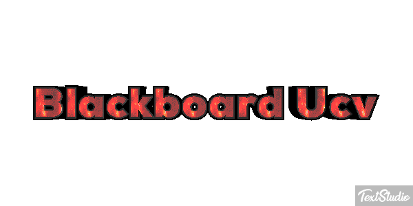 Blackboard Ucv Effetto testo