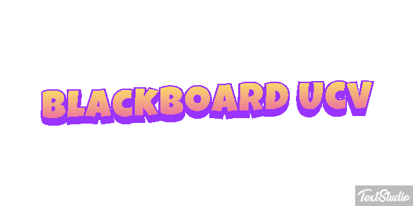Blackboard Ucv Effetto testo
