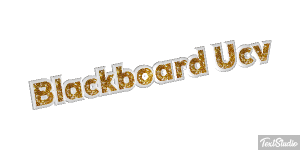 Blackboard Ucv Effetto testo