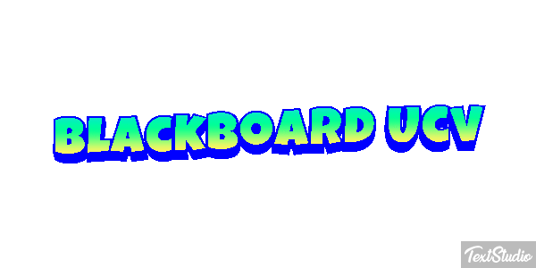 Blackboard Ucv Effetto testo