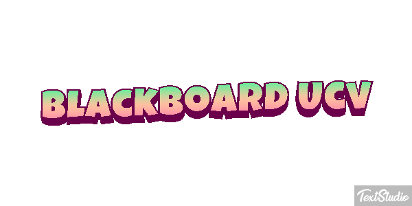 Blackboard Ucv Effetto testo