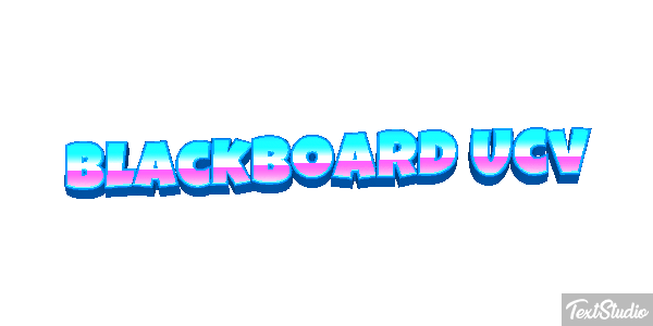 Blackboard Ucv Effetto testo