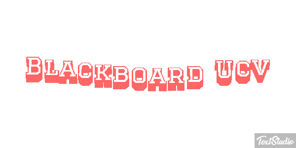 Blackboard Ucv Effetto testo