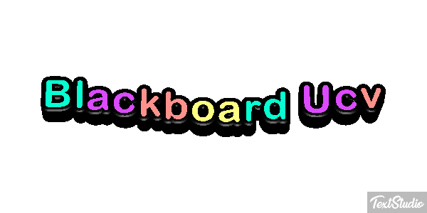 Blackboard Ucv Effetto testo
