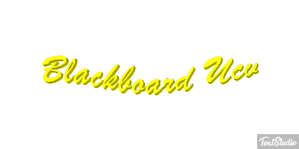 Blackboard Ucv Effetto testo
