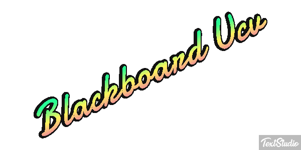 Blackboard Ucv Effetto testo
