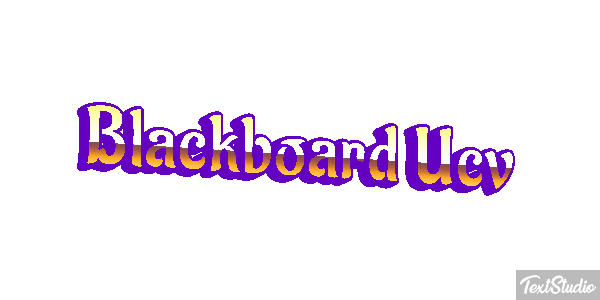 Blackboard Ucv Effetto testo