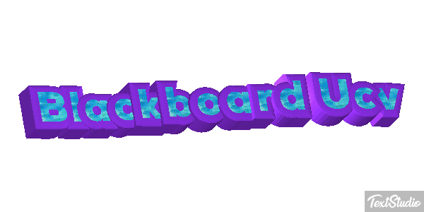 Blackboard Ucv Effetto testo