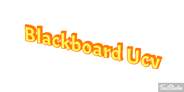 Blackboard Ucv Effetto testo