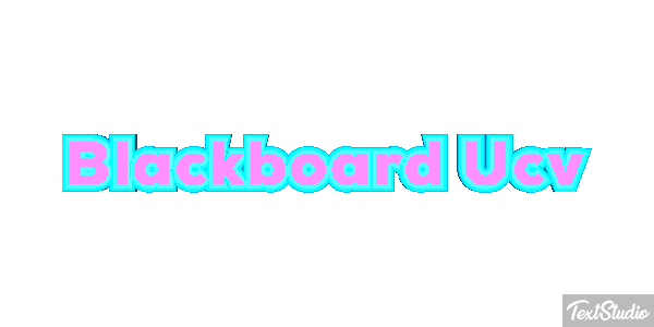 Blackboard Ucv Effetto testo