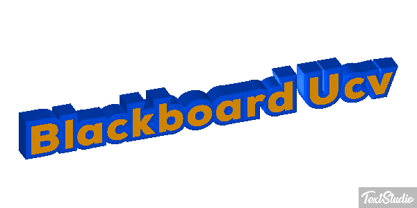 Blackboard Ucv Effetto testo