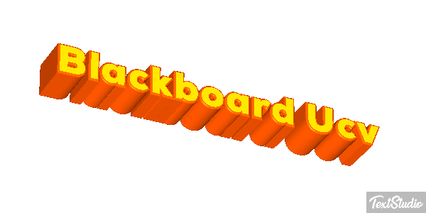 Blackboard Ucv Effetto testo