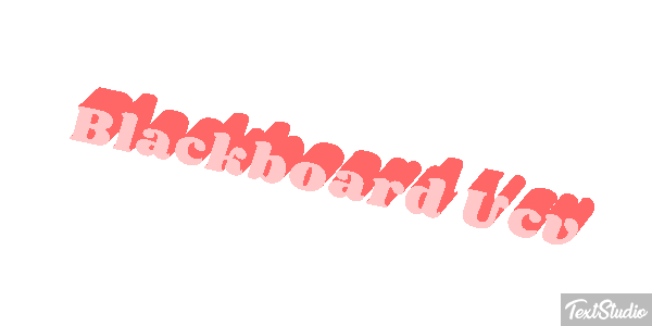Blackboard Ucv Effetto testo