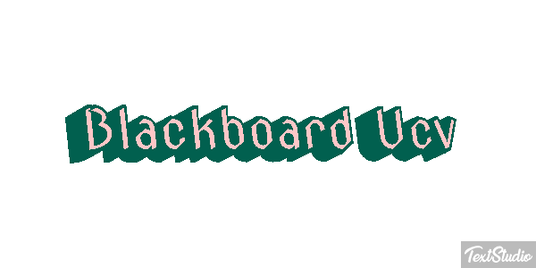 Blackboard Ucv Effetto testo