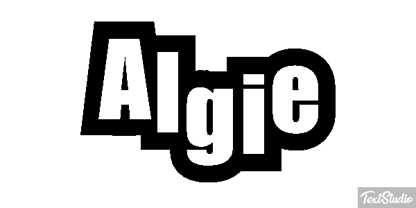 Algie Effet de texte