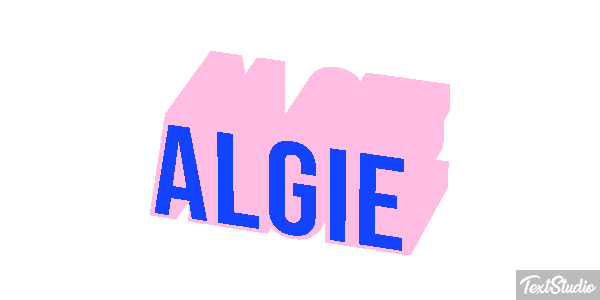 Algie Effet de texte