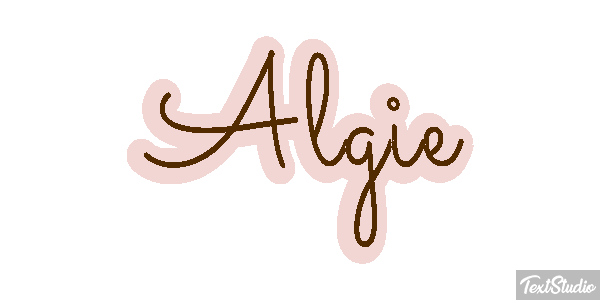 Algie Effet de texte