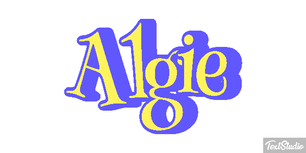 Algie Effet de texte