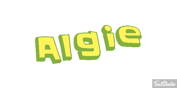 Algie Effet de texte