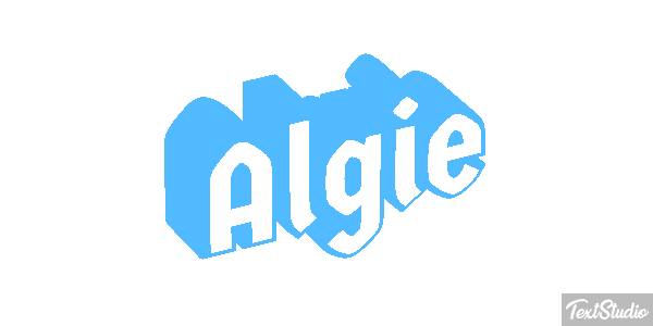 Algie Effet de texte