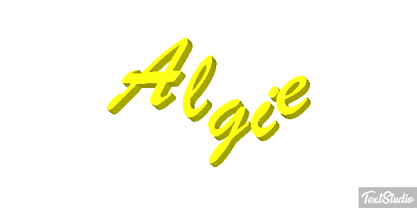 Algie Effet de texte