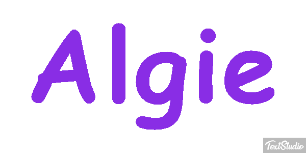 Algie Effet de texte