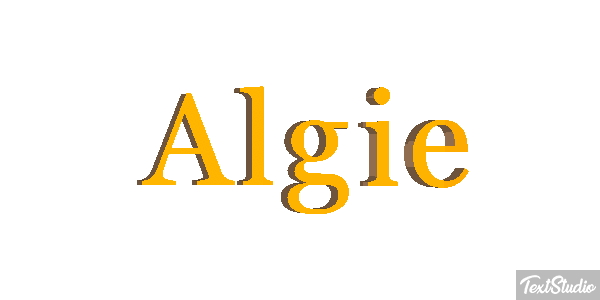 Algie Effet de texte