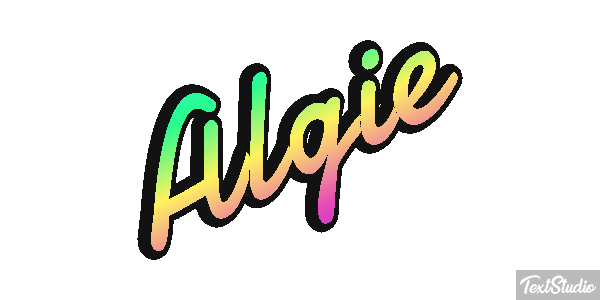 Algie Effet de texte