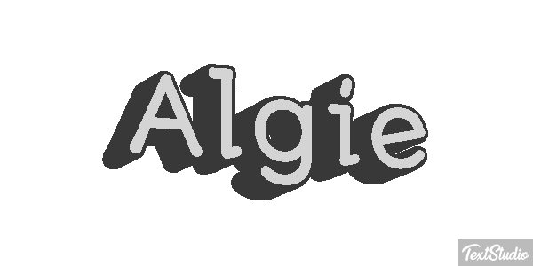 Algie Effet de texte