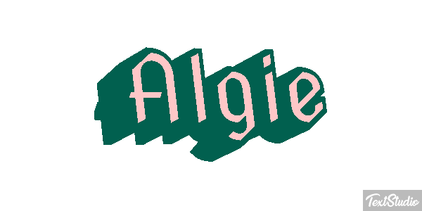 Algie Effet de texte