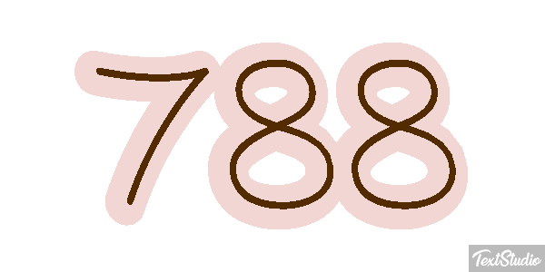 788 Text effect