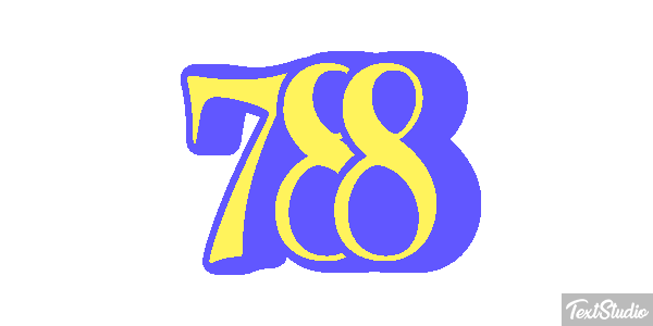 788 Text effect