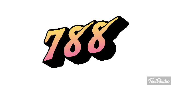 788 Text effect