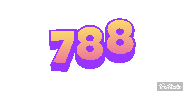 788 Text effect