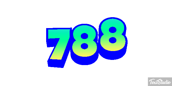 788 Text effect
