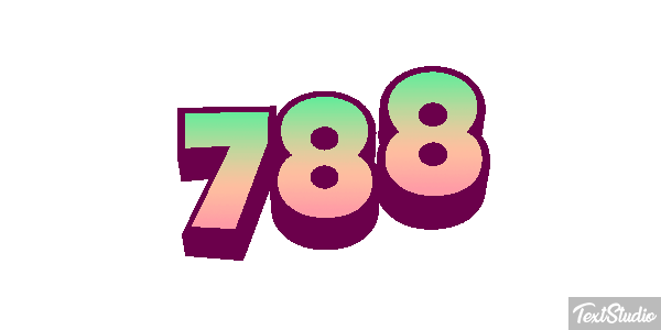 788 Text effect