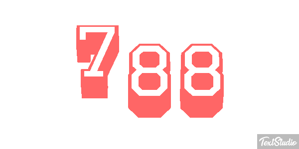 788 Text effect