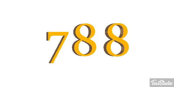 788 Text effect