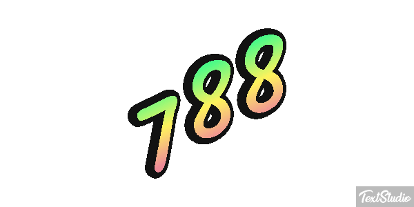 788 Text effect