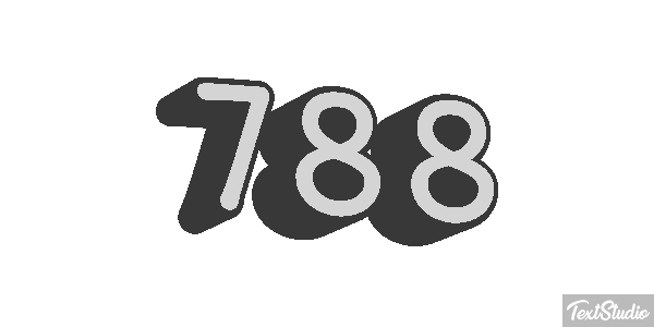 788 Text effect