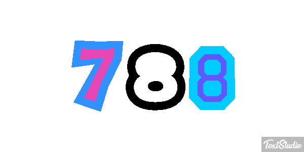 788 Text effect
