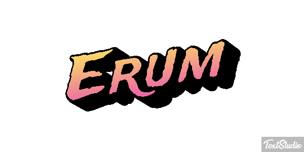 Erum Efecto de texto