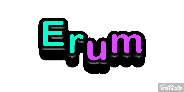 Erum Efecto de texto