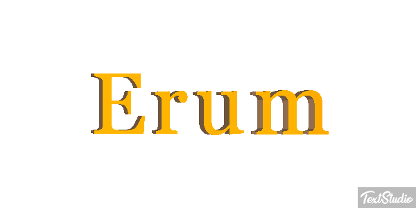 Erum Efecto de texto