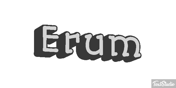 Erum Efecto de texto