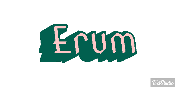 Erum Efecto de texto