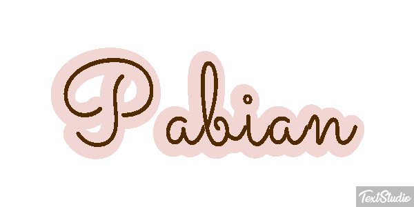 Pabian テキスト効果