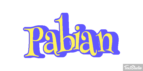 Pabian テキスト効果