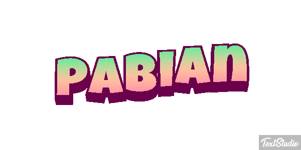 Pabian テキスト効果