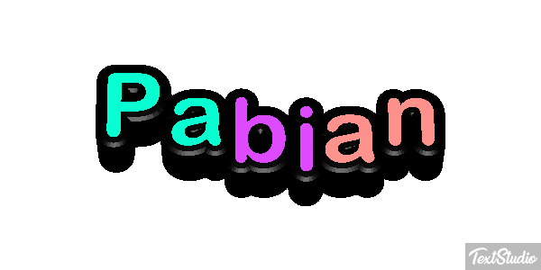Pabian テキスト効果